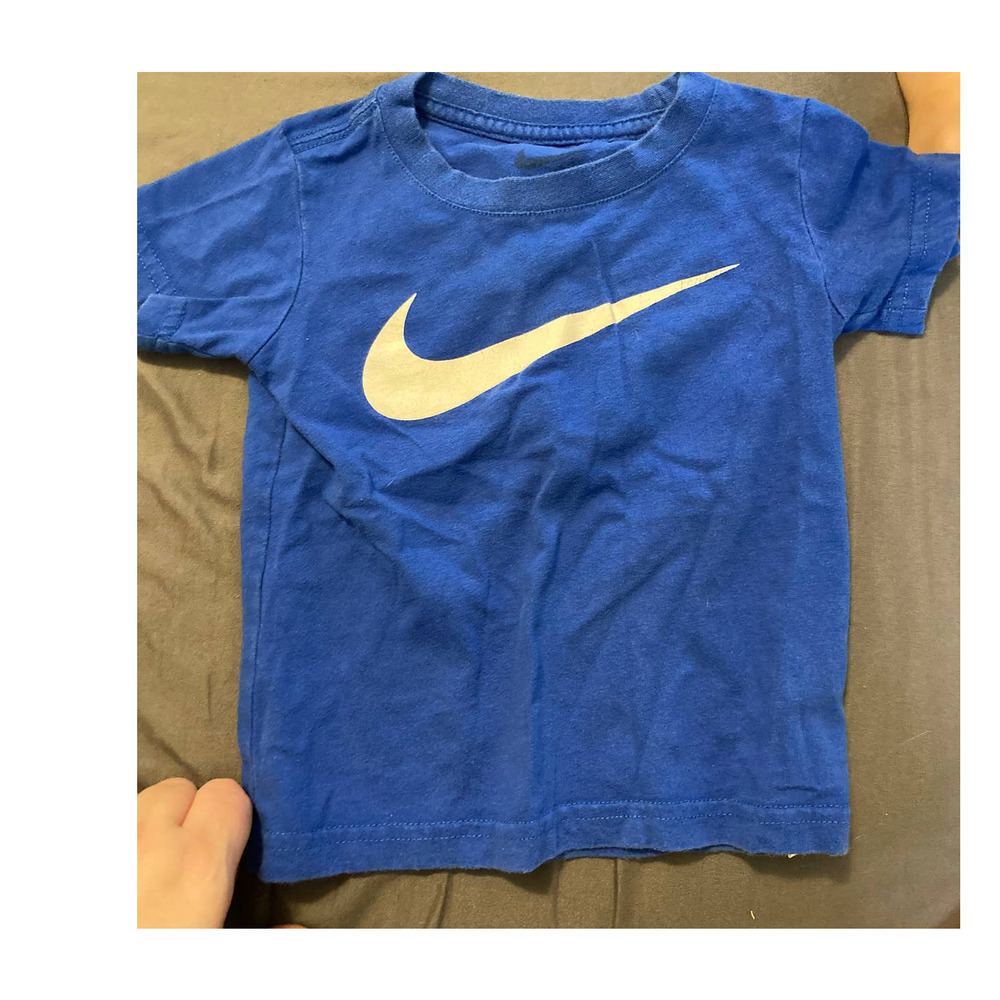 Toddler Boys Blue Nike T-shirt (Size 2T)